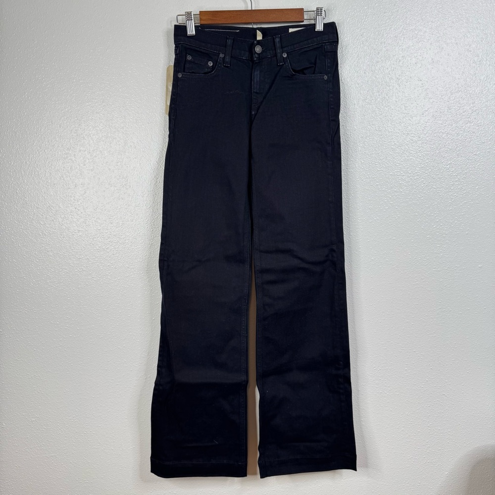 rag & bone Black Flare Jeans